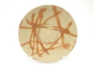 作家物　備前焼　緋襷　皿